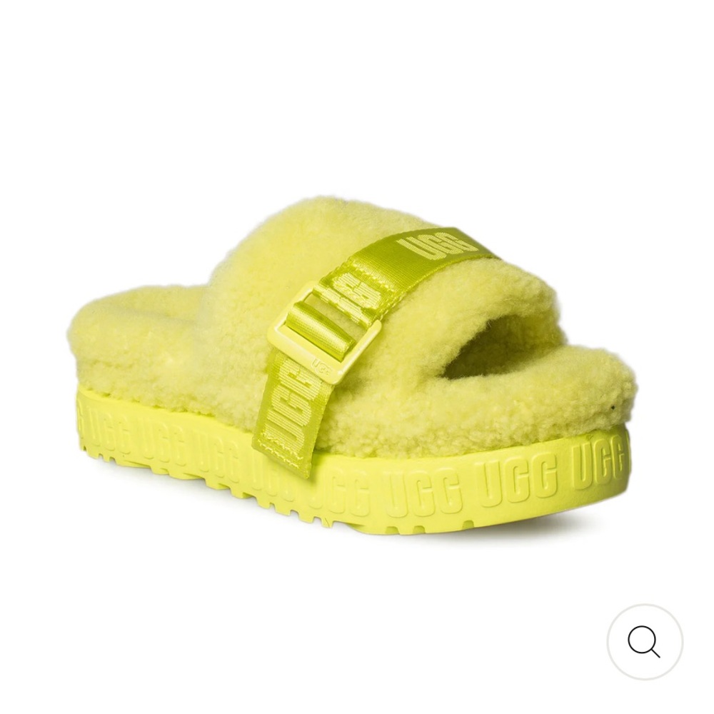 Ugg Fluffita Platform Slide Sandals